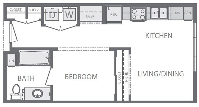 Unit 3330 floor plan